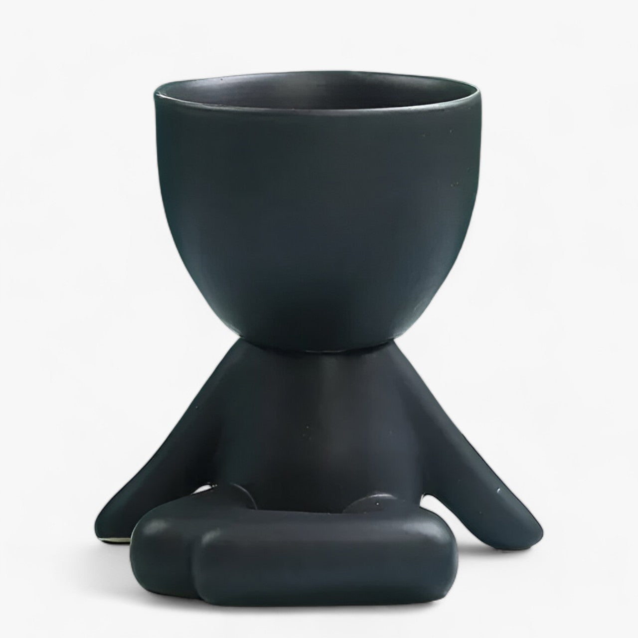 Keramische Blumentopf für Sukkulenten – Nordisches Design, 10 cm Höhe, Robuste und Elegante Dekoration 3
