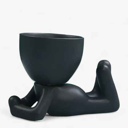 Keramische Blumentopf für Sukkulenten – Nordisches Design, 10 cm Höhe, Robuste und Elegante Dekoration 6