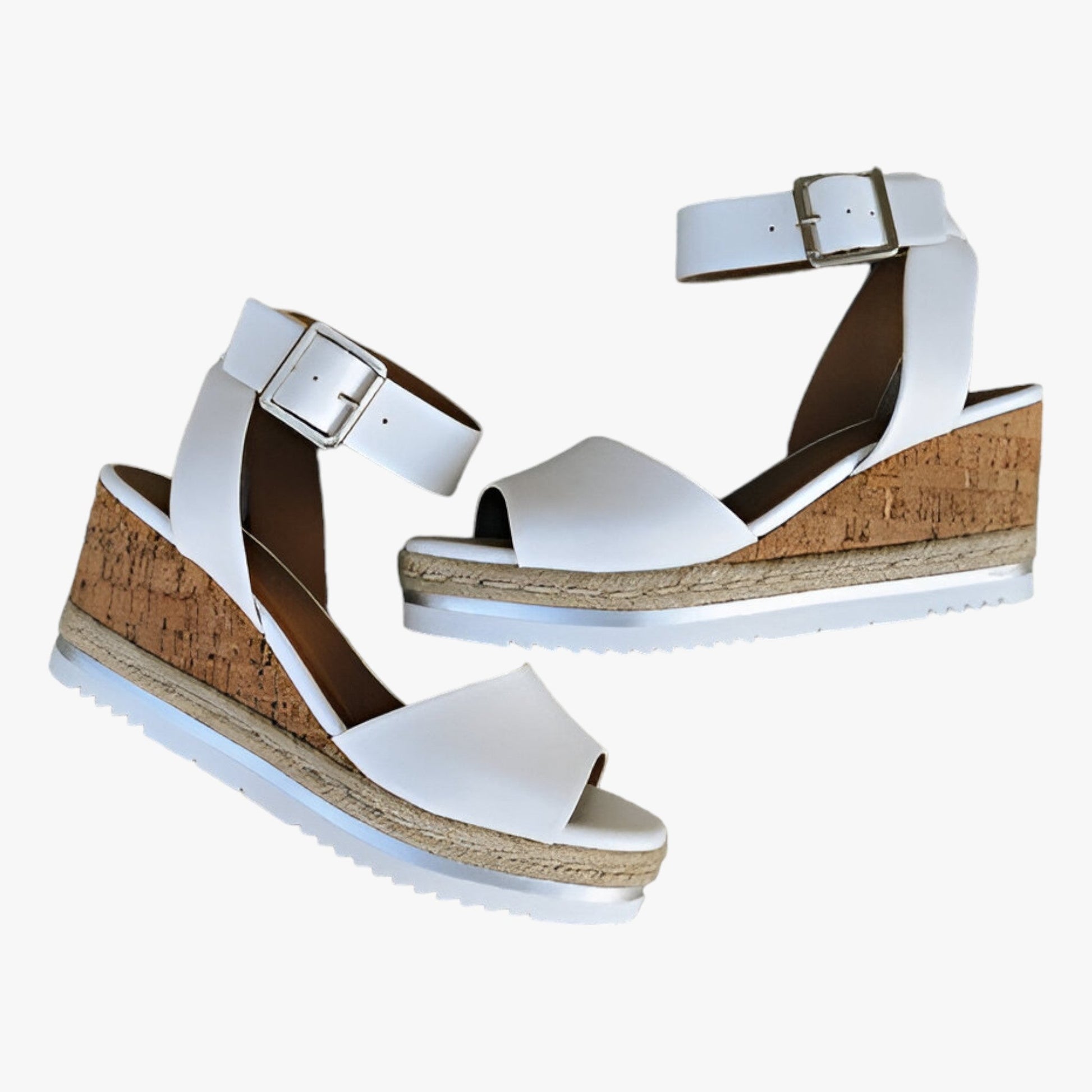 Ortopedische Kilsandalen für Frauen aus Veganleder – Komfortable Plattform mit 3 cm Absatzhöhe und flexibler Passform 4
