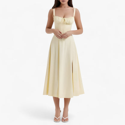 Dam Korsettklänning Med Smickrande Snitt Högkvalitativt Tyg 10