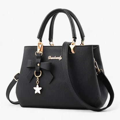 Dam Axelväska Blommönster Multifunktionell Syntetiskt Material-3