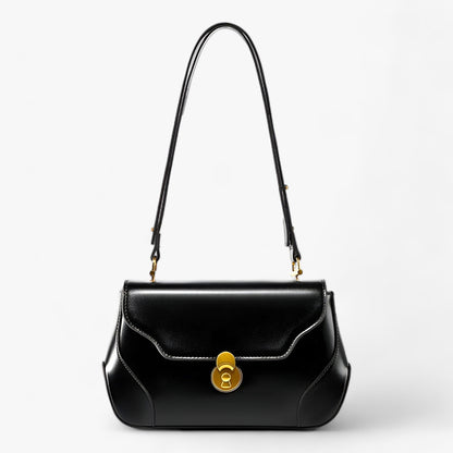 Variant image for Dam Axelväska Sadelstil Äkta Läder-2