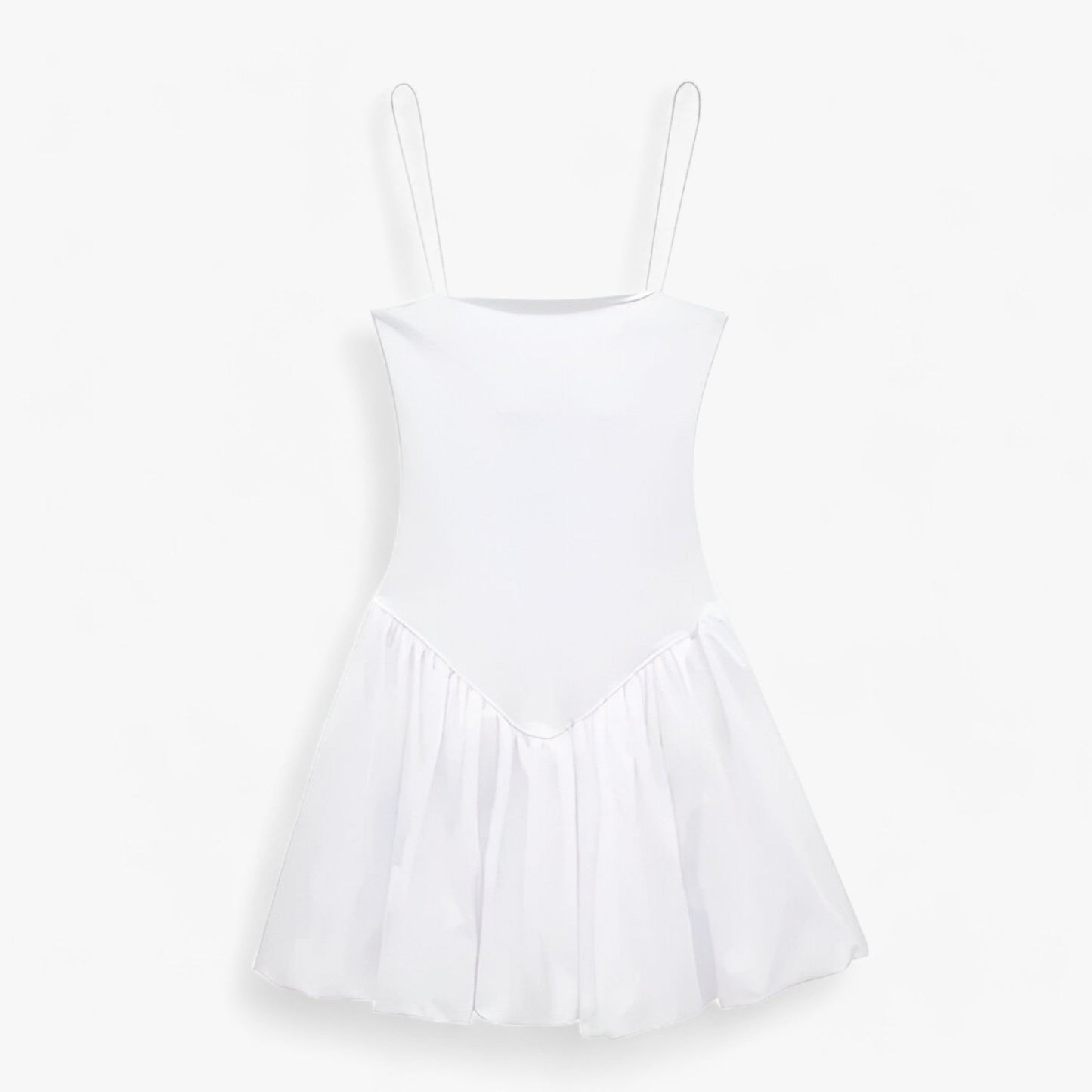 Kvinna Mini Klänning Monokrom Design Lätt Material 8