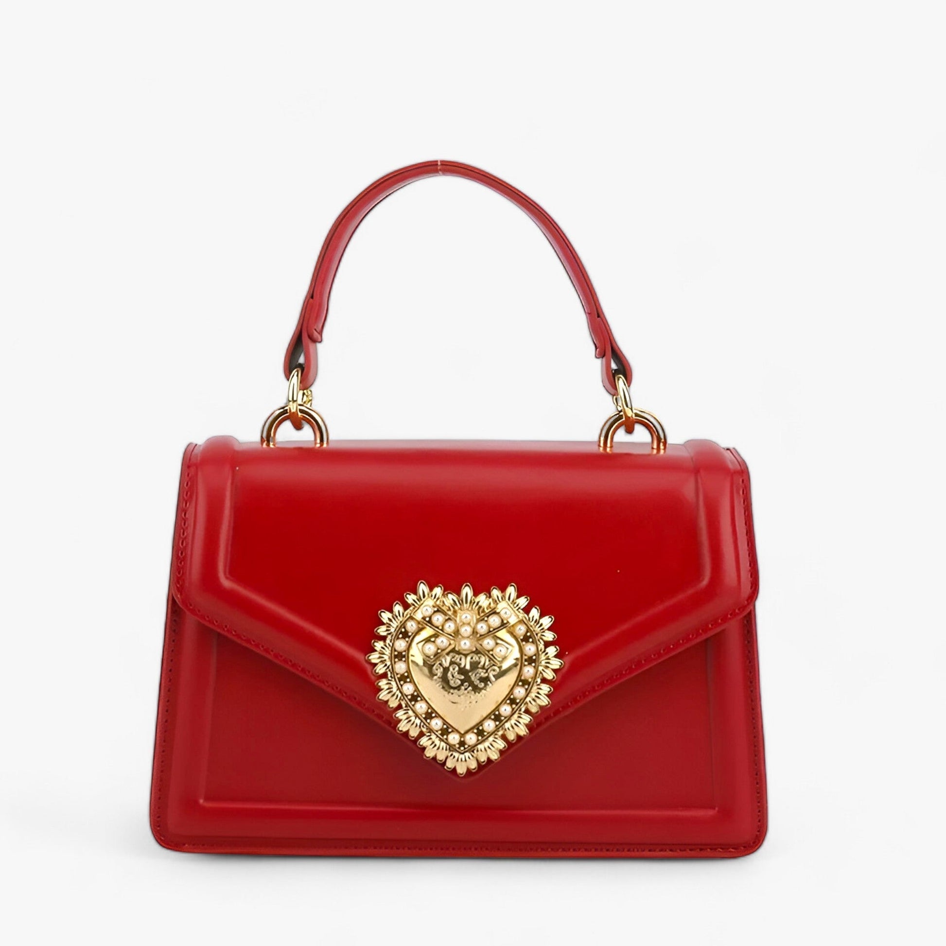 Handväska Dam Clamshell Design Syntetiskt Läder-4