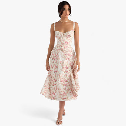 Dam Korsettklänning Med Smickrande Snitt Högkvalitativt Tyg 7