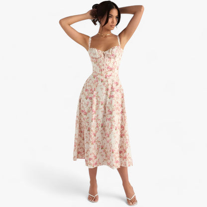 Dam Korsettklänning Med Smickrande Snitt Högkvalitativt Tyg 2