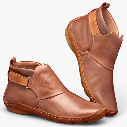 Variant image for Kvinnors Boho Stövlar Slip-On med Broderi Artificiell PU-25