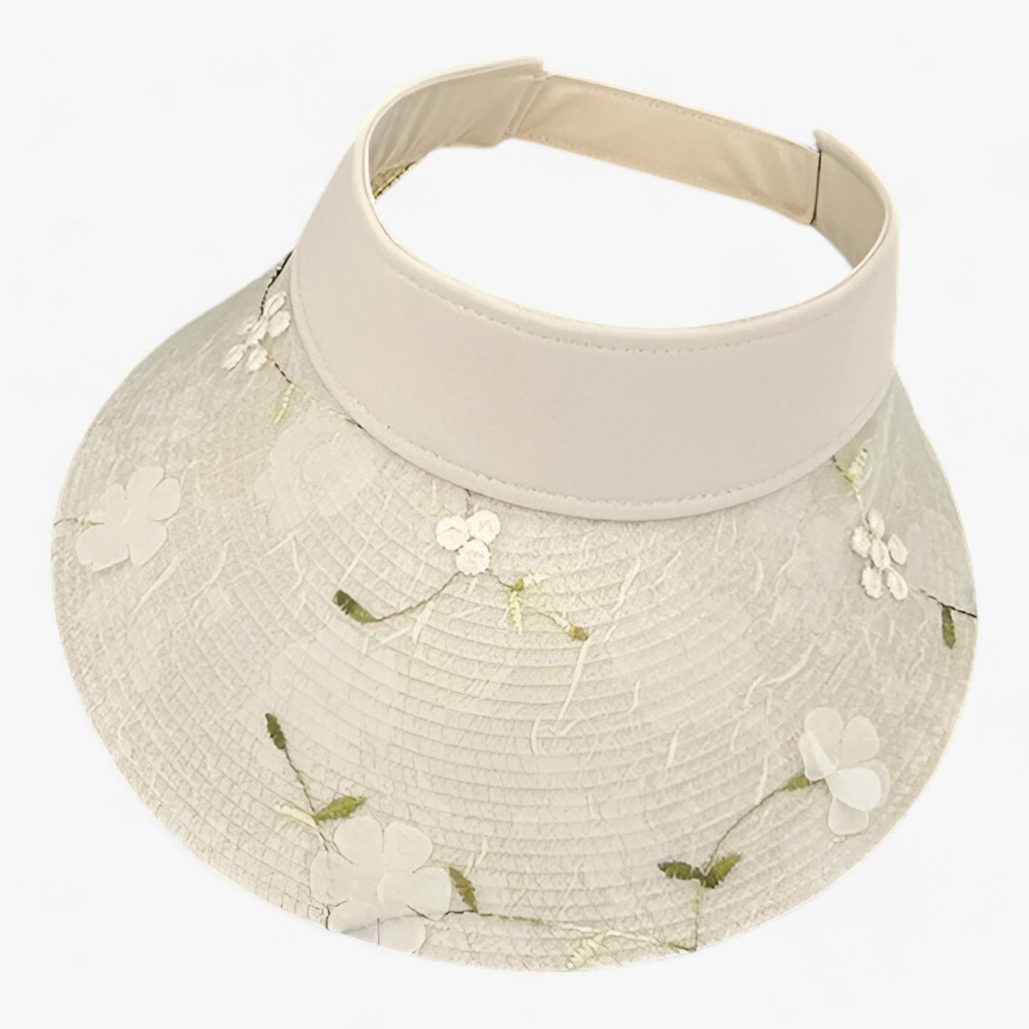 Variant image for Dam Strandhatt Vikbar Halm med Blommor-1