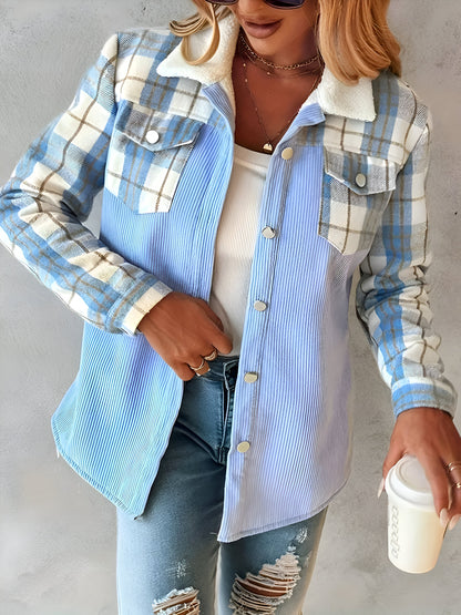 Dam Stickad Tröja Kabelstickad Cirkulär Halsringning Akrylblandning-2