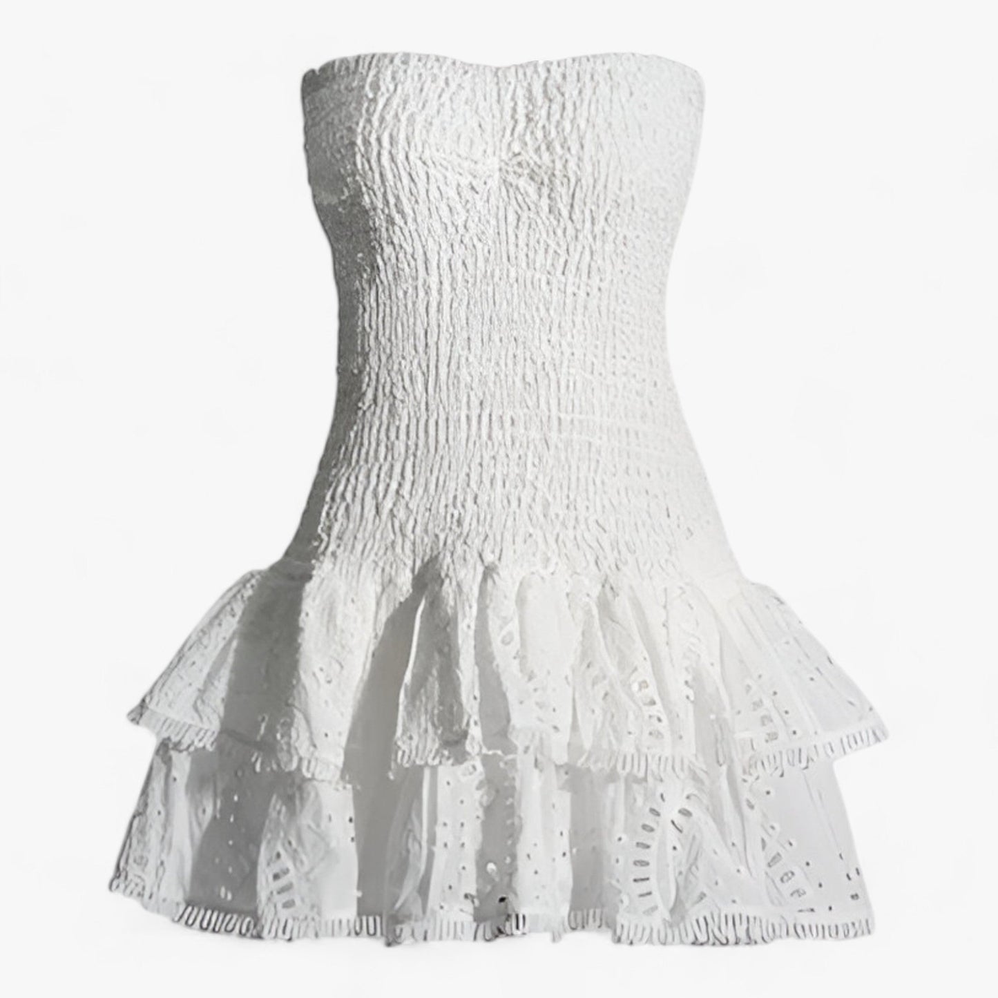 Kvinnor Klänning Ärmlös Hög Midja Polyester-3