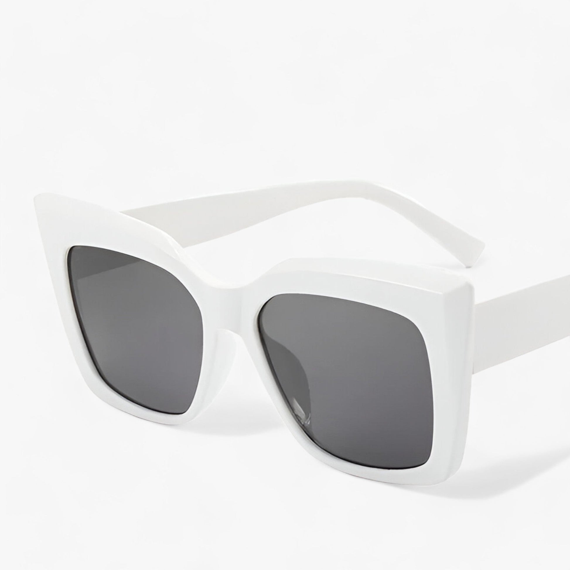 Dam Solglasögon Kattögon Design med Överdimensionerad Ram och 100% UV-skydd – Trendiga och Eleganta Solglasögon 6
