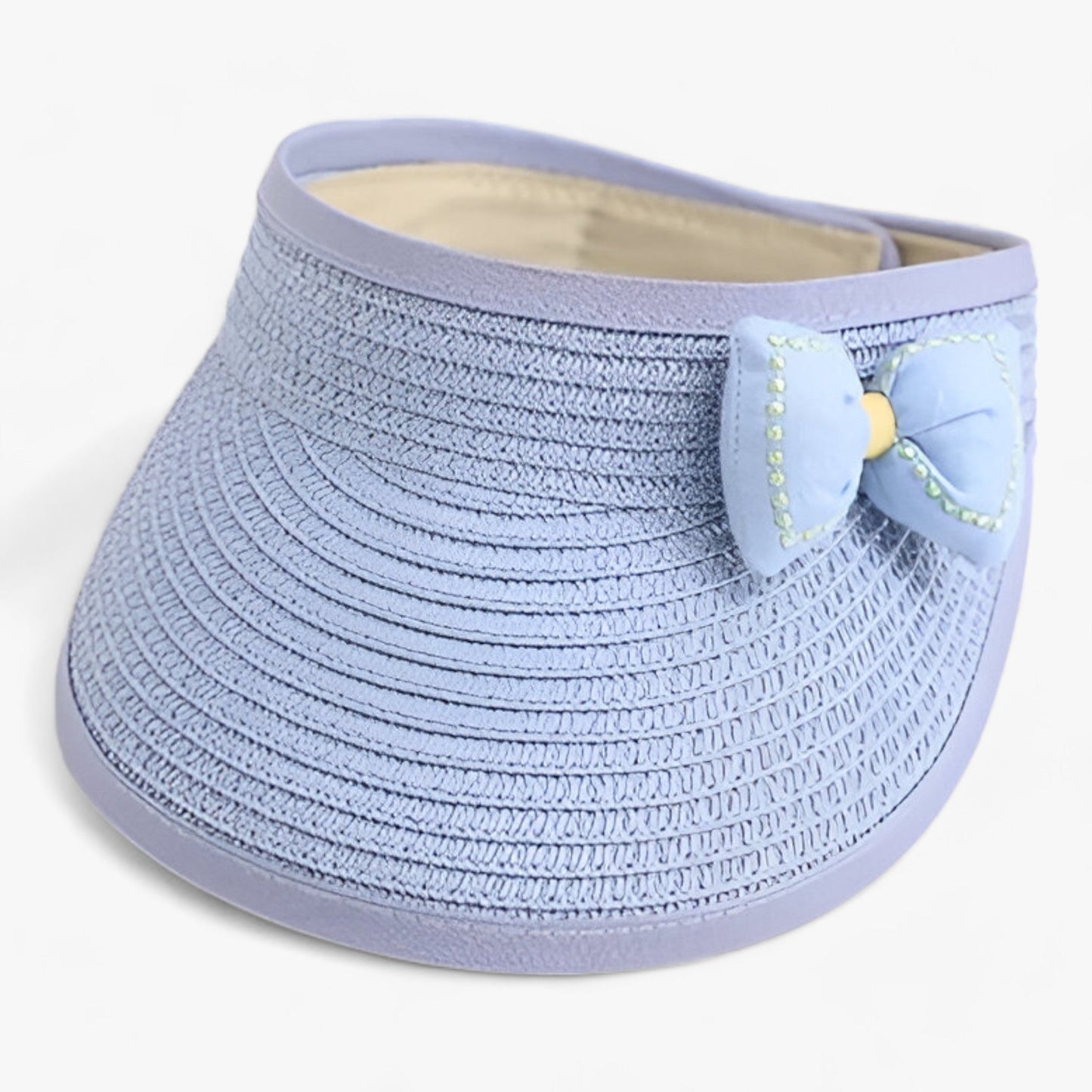 Flickors Sommarhatt i Lätt Halm med Slingdesign – Solskydd för Utomhusaktiviteter och Stranddagar 8