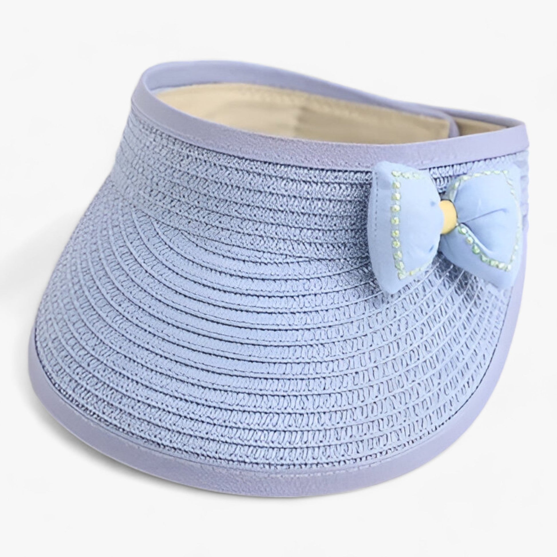 Flickors Sommarhatt i Lätt Halm med Slingdesign – Solskydd för Utomhusaktiviteter och Stranddagar 8