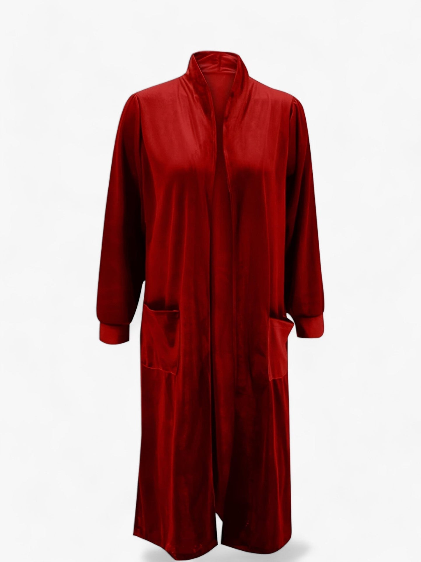 Lång Jacka Dam i Elegant Polyester med Reverskrage för Vår och Höst – Flera Storlekar 6