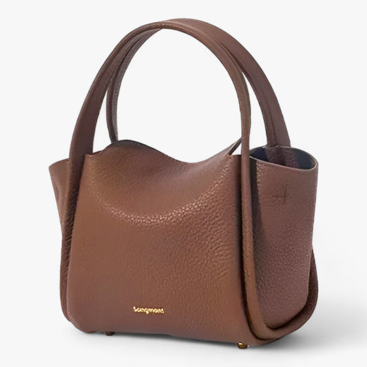 Korgväska för Kvinnor med Modern Design – Rymlig Crossbody i Syntetiska Material, Naturlig Korgfärg 1