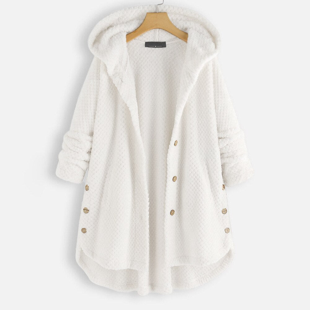 Variant image for Damjacka med Huva i Mjukt Polyester för Vinterbruk-7