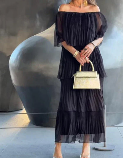 Variant image for Dam Maxiklänning Tyll Elegant Luftig Design-19