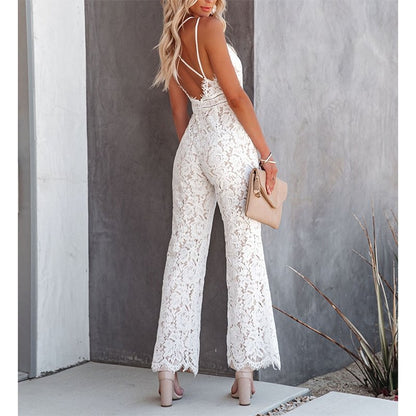 Dam Jumpsuit Modern Stil Andningsbart Material 2