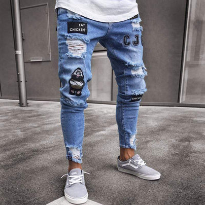 Variant image for Slitna Dam Jeans Slim-Fit Medelhög Midja Bomullsmix Denim-1