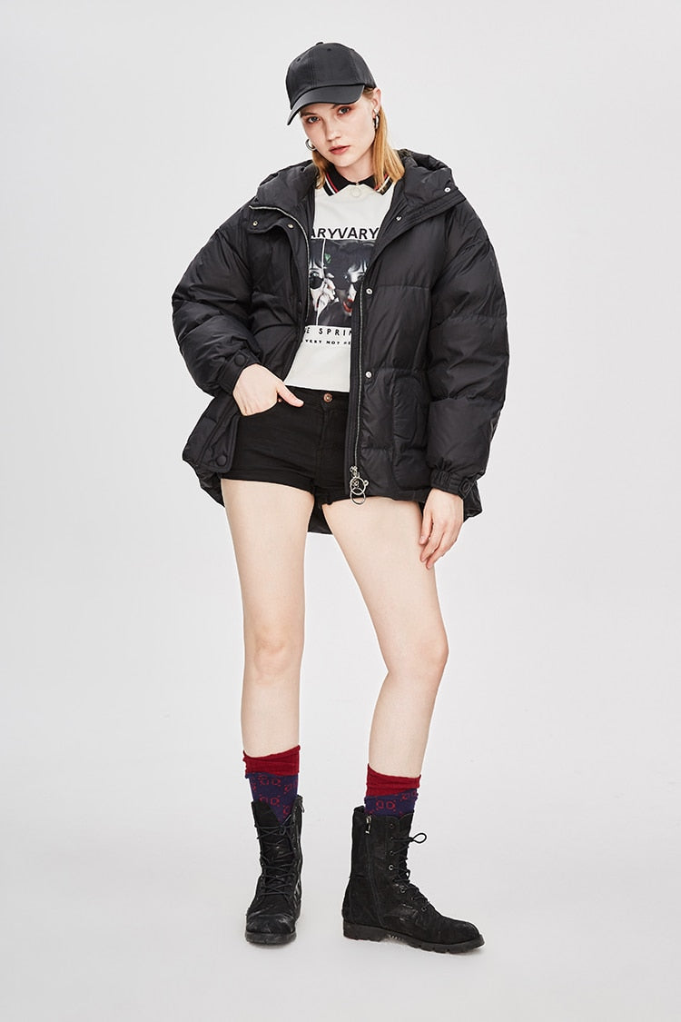 Damjacka Bältesmodell Vinter Vattenavvisande Polyamid/Nylon-5