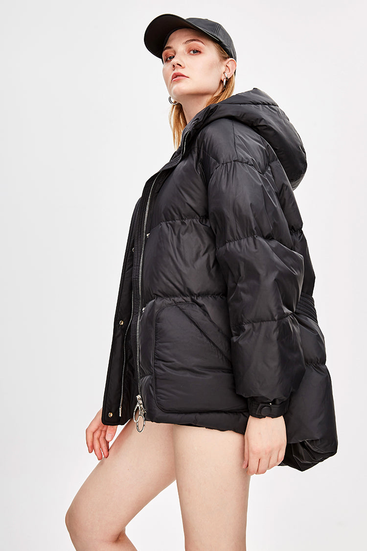 Damjacka Bältesmodell Vinter Vattenavvisande Polyamid/Nylon-2