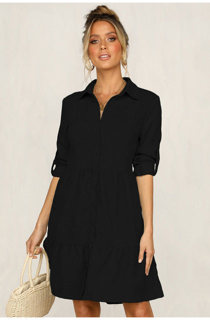 Variant image for Dam Linnekjol med Ruffles Högkvalitativt Linne-17