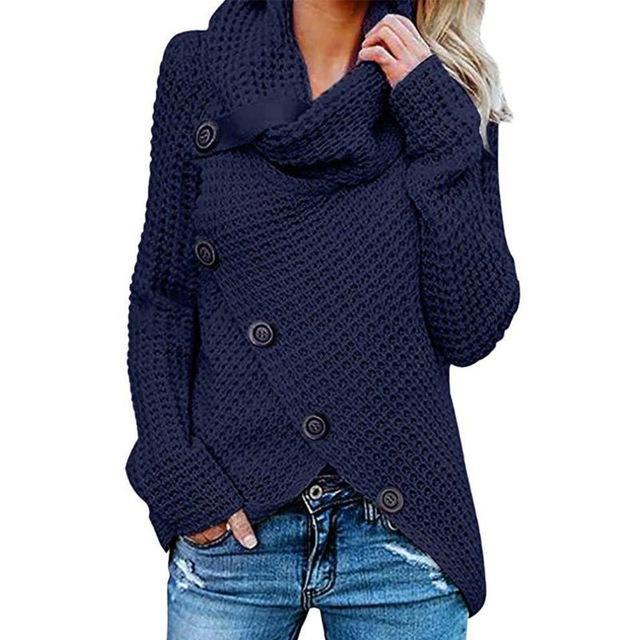 Kvinnors Vintertopp Modern Mjuk Textil-5