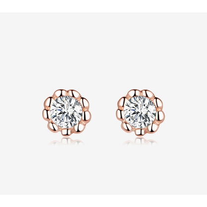 Kvinnors Örhängen Modern 925 Sterling Silver Roséguld-4