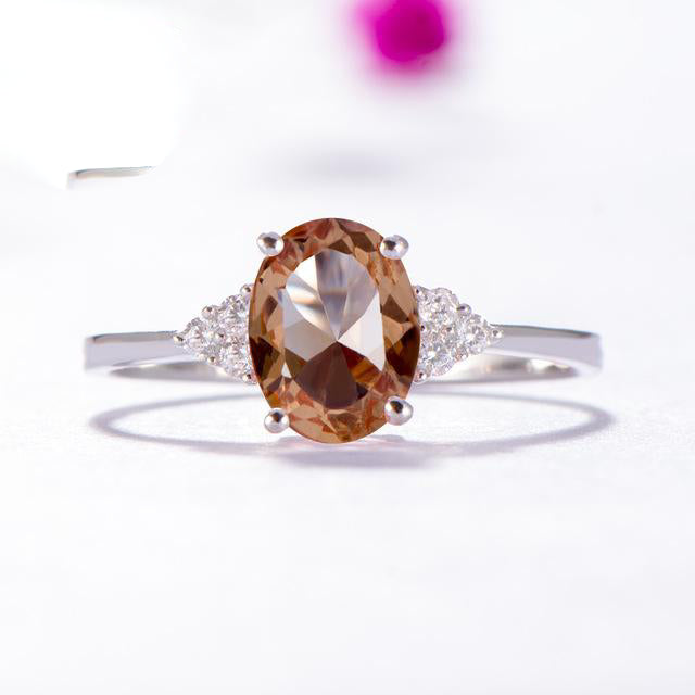 Ring i 925 Sterling Silver med Zulanite Ädelsten Justerbar Design-1