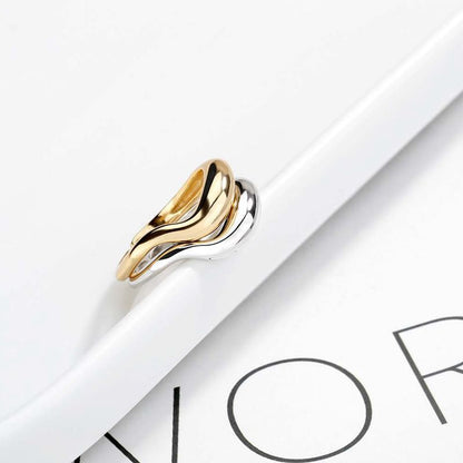 Variant image for Damring Dubbel Loop 925 Sterling Silver Elegant Design-1