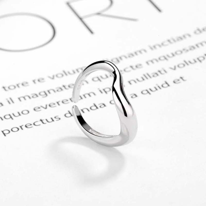 Variant image for Damring Dubbel Loop 925 Sterling Silver Elegant Design-2