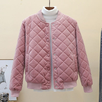 Damjacka Quiltad Vindresistent Bomull Polyester-2