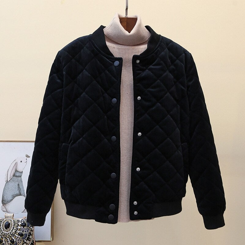 Variant image for Damjacka Quiltad Vindresistent Bomull Polyester-13