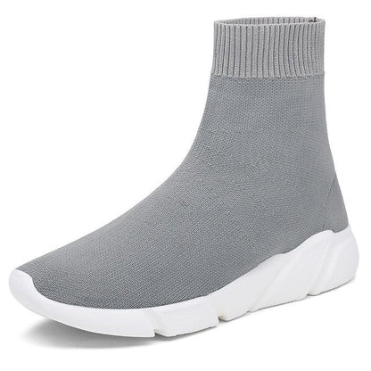 Herr Sneakers Slip-On Strumpstil Textil Komfort 12