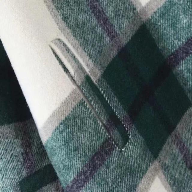 Herr Skjortajacka Farom-mönster Bomull Polyester-3