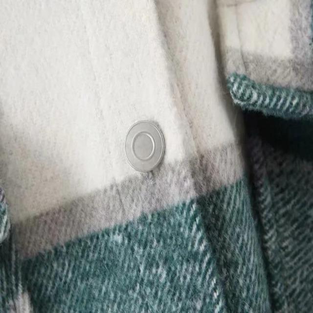 Herr Skjortajacka Farom-mönster Bomull Polyester-5
