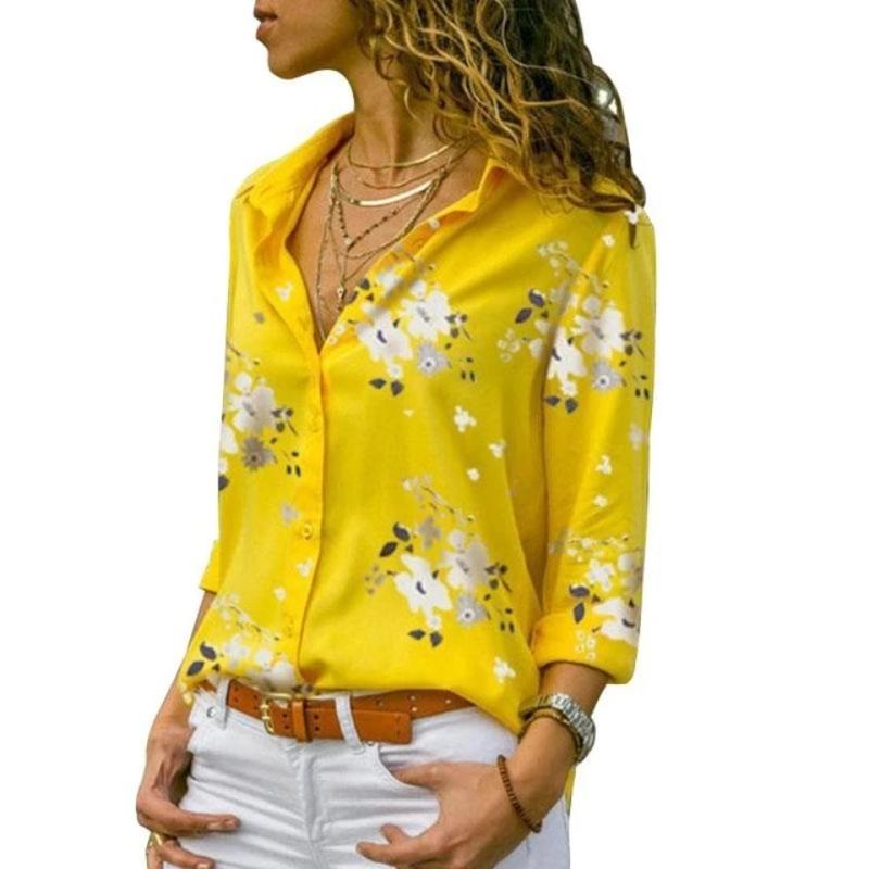 Variant image for Dam Chiffongblus Elegant Polyester för Vardags och Fest-25