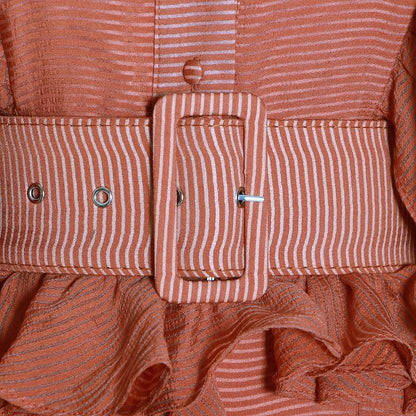 Dam Topp Festtoppar med Ruffles i Bomull och Polyester-6