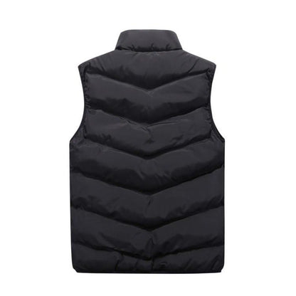 Dunväst Dam Höghalsad Figurnära Bomull Polyester-2