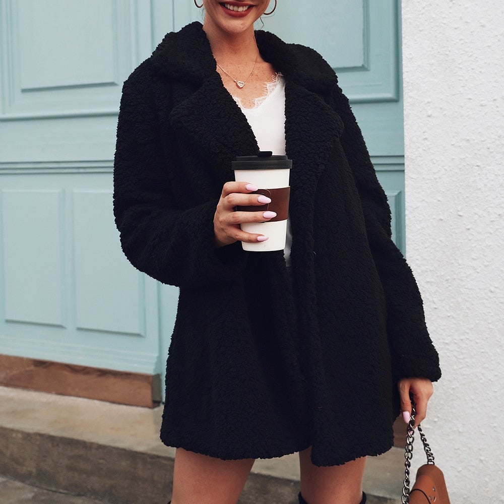 Dam Rakt Snitt Ullrock Bomull Polyester-6