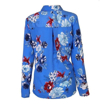Dam Chiffongblus Elegant Polyester för Vardags och Fest-5