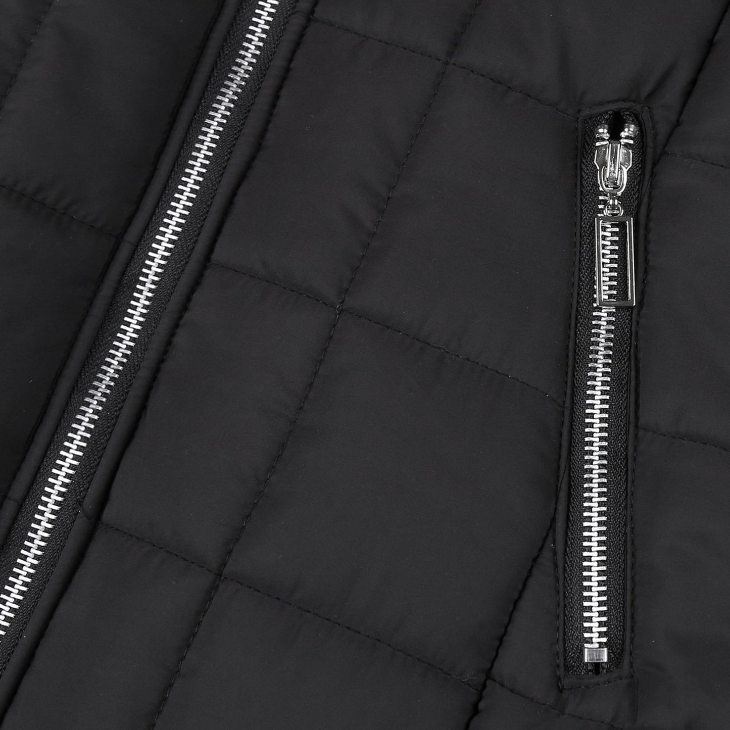 Dam Kappa Sportig Med 2-Vägs Blixtlås i Bomull och Polyester-5