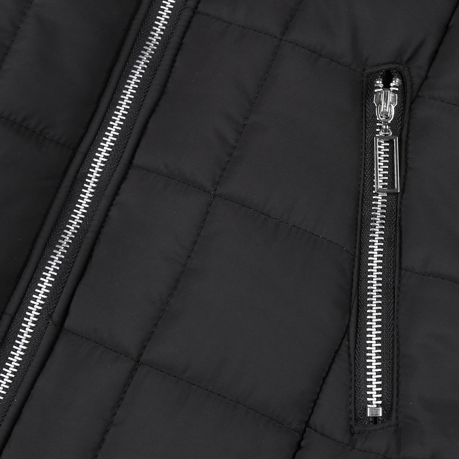 Dam Kappa Sportig Med 2-Vägs Blixtlås i Bomull och Polyester-5