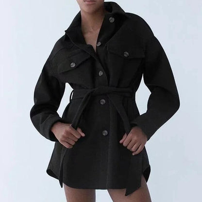 Variant image for Dam Designerrock med Midjebälte Bomull Polyester-5