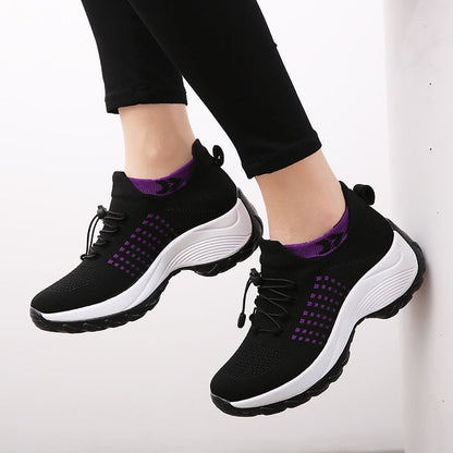 Herrar Bred Tå Sneakers Andningsbara Syntetiska Skor för Komfort 5