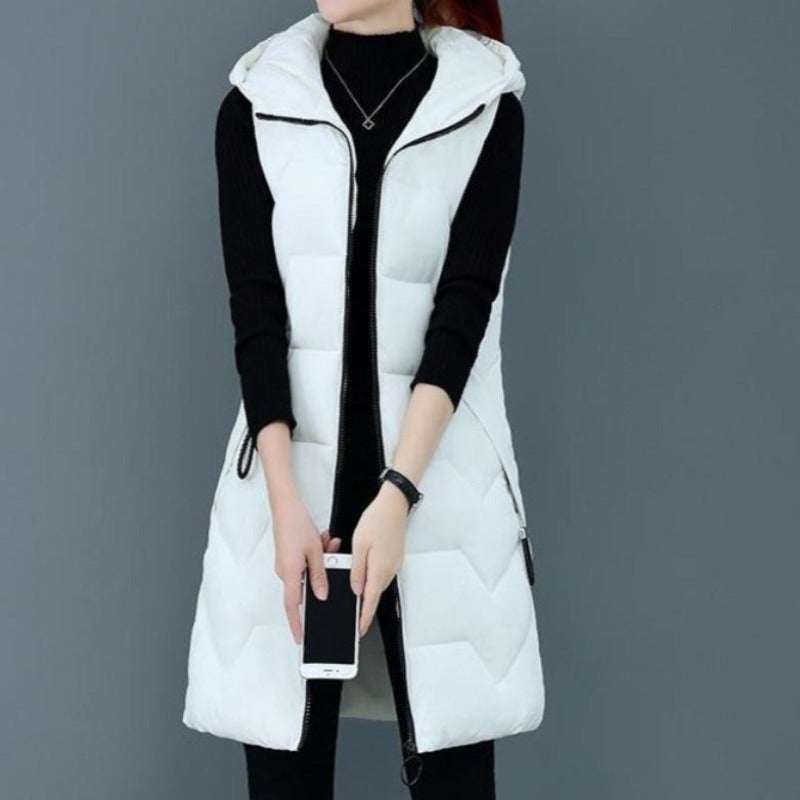 Variant image for Dam Vinterväst Quiltad Bomull och Polyester-26