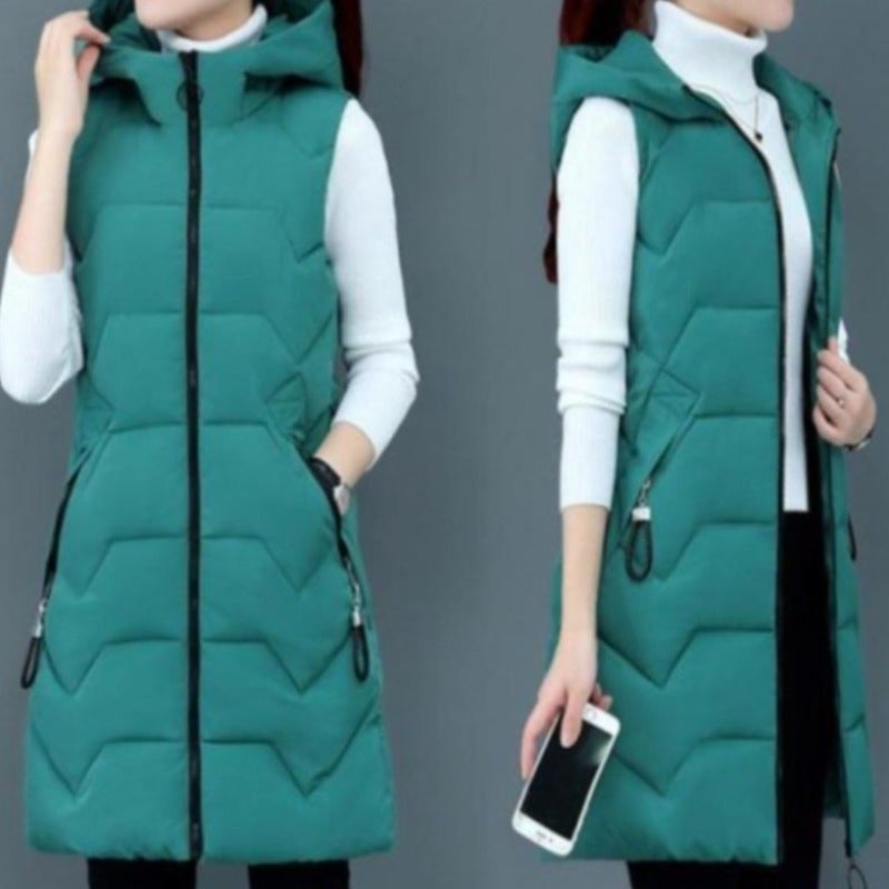 Variant image for Dam Vinterväst Quiltad Bomull och Polyester-6