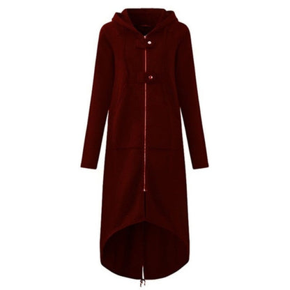 Variant image for Damer Lång Svettjacka Sportig Bomull-13