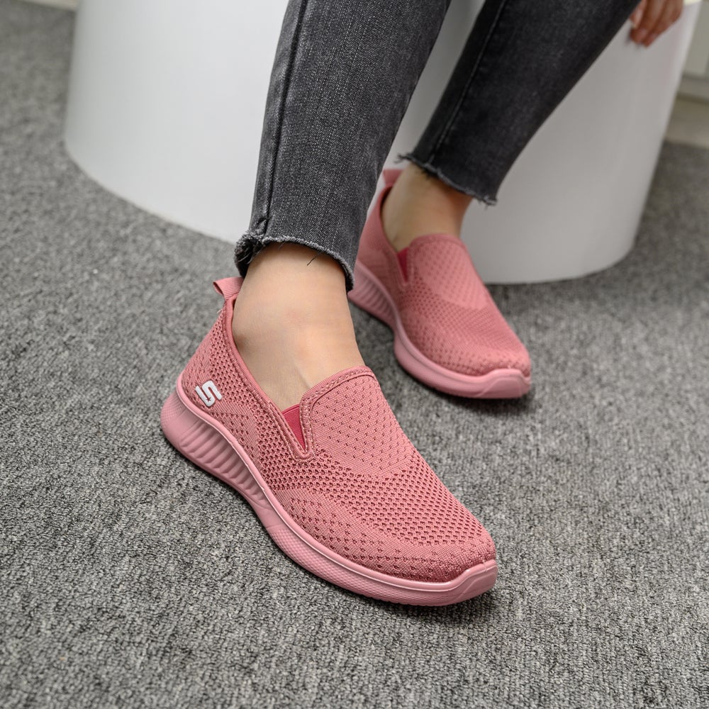 Herren Sneakers Sportig Nätdesign Flexibel Syntetisk-5