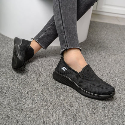 Herren Sneakers Sportig Nätdesign Flexibel Syntetisk-4